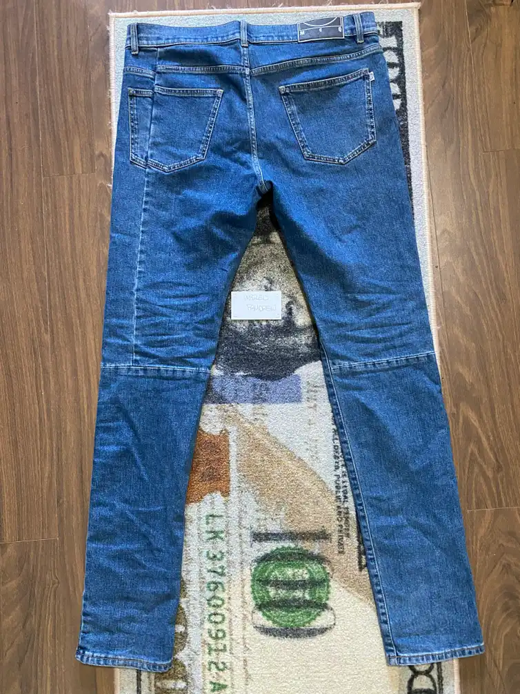 McQ Tapered Panelled Denim Jeans