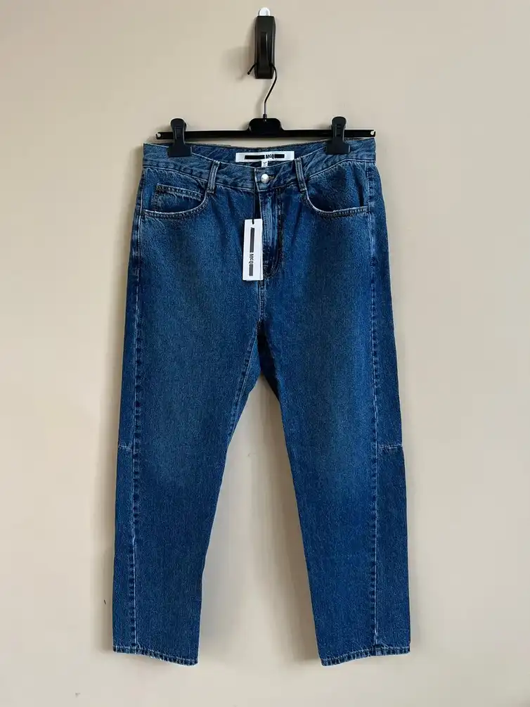 Reworked Denim in Sky White