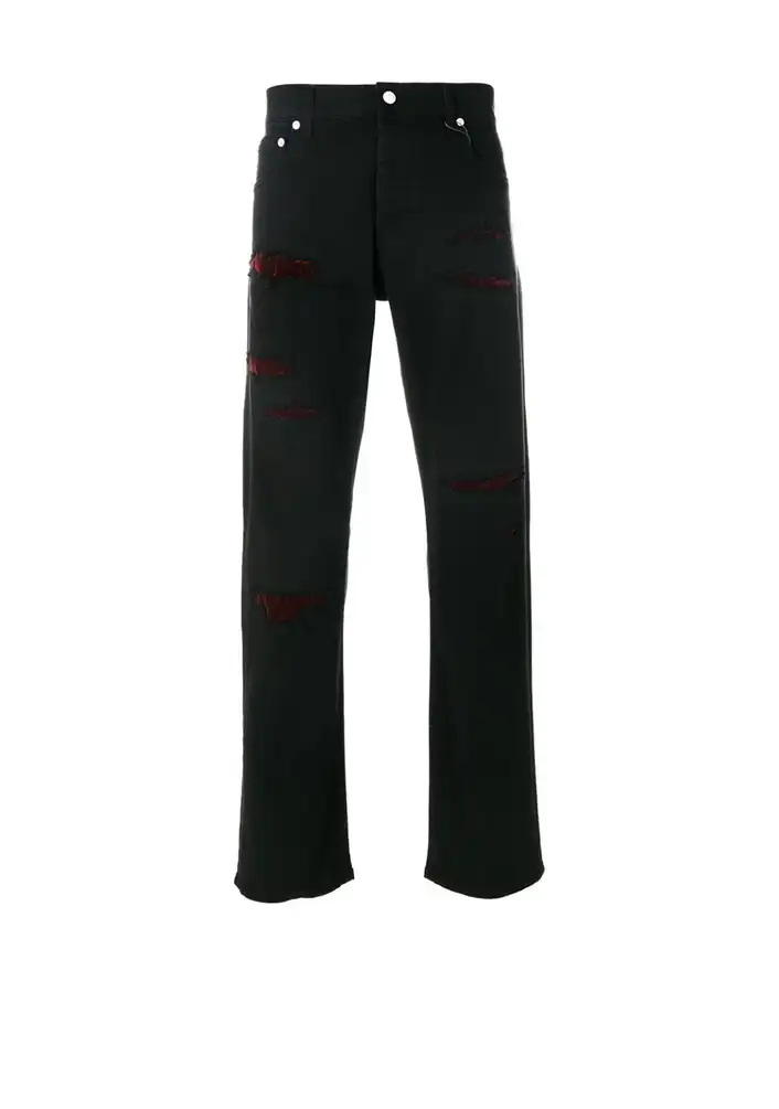Alexander McQueen Distressed Jeans