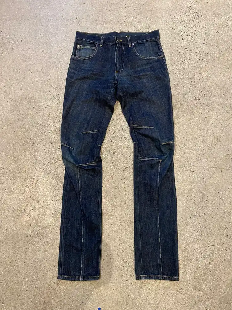 FW2010 McQueen engineered slim jeans