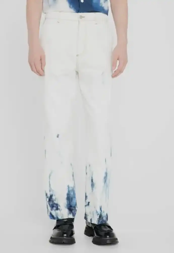 o1t1hb0323 Denims Pants in White