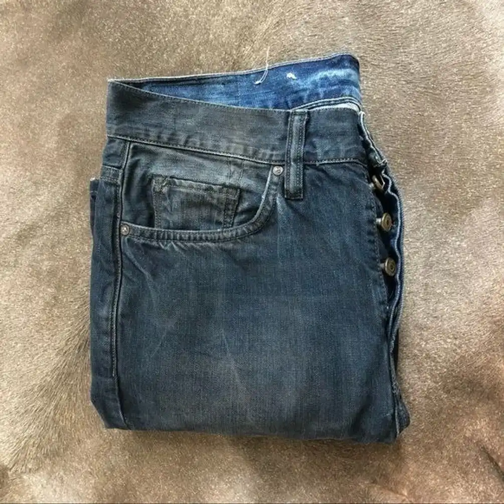 AllSaints Dust Kick Cropped Painted Jeans