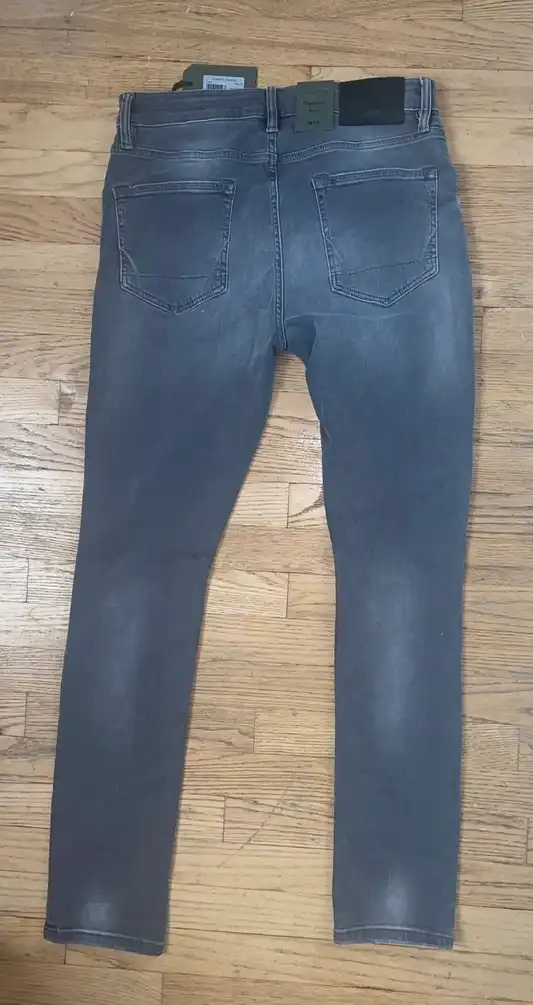 Allsaints cigarette gray jeans