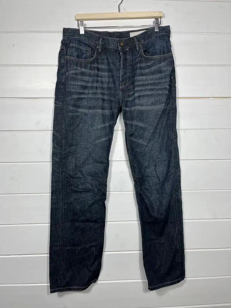 ALL SAINTS SPITALFIELDS INDIGO VINTAGE JEANS MENS W34 L34