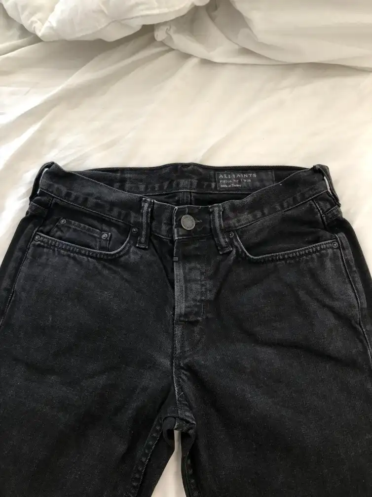 Allsaints Pistol Jean Grey/Black Wash