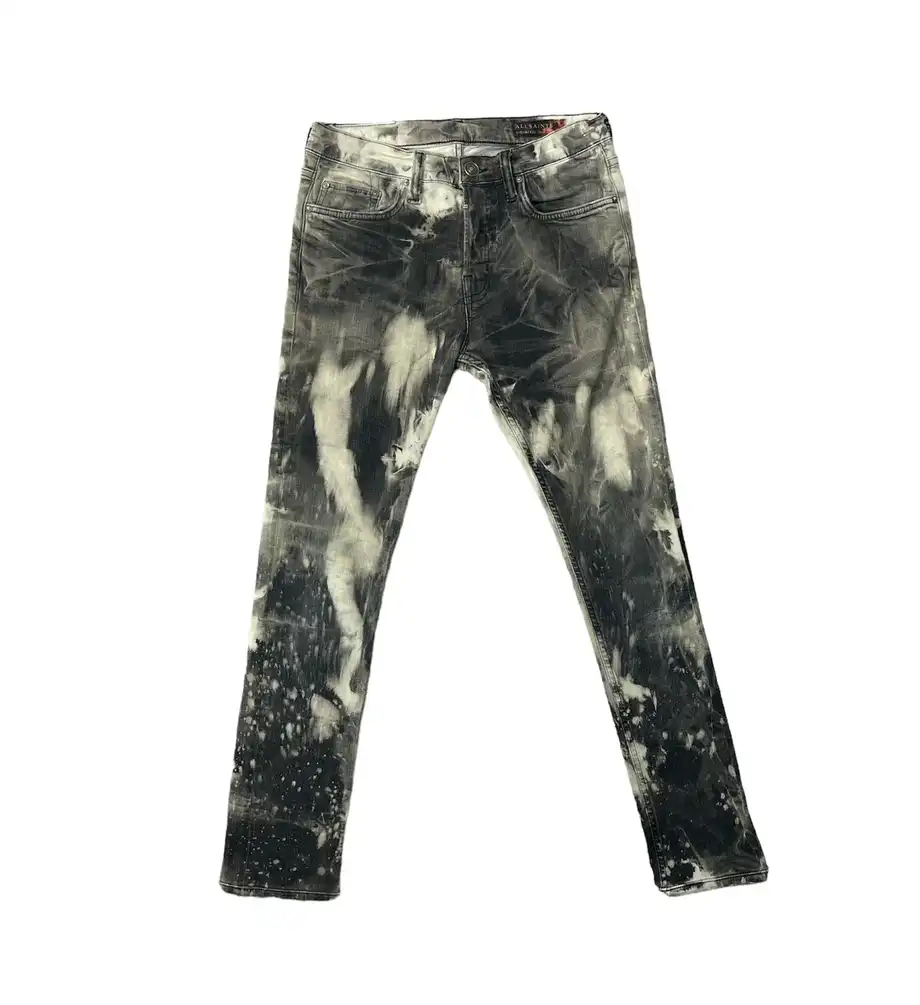 ALLSAINTS Cigarette Acid Wash Denim Jeans