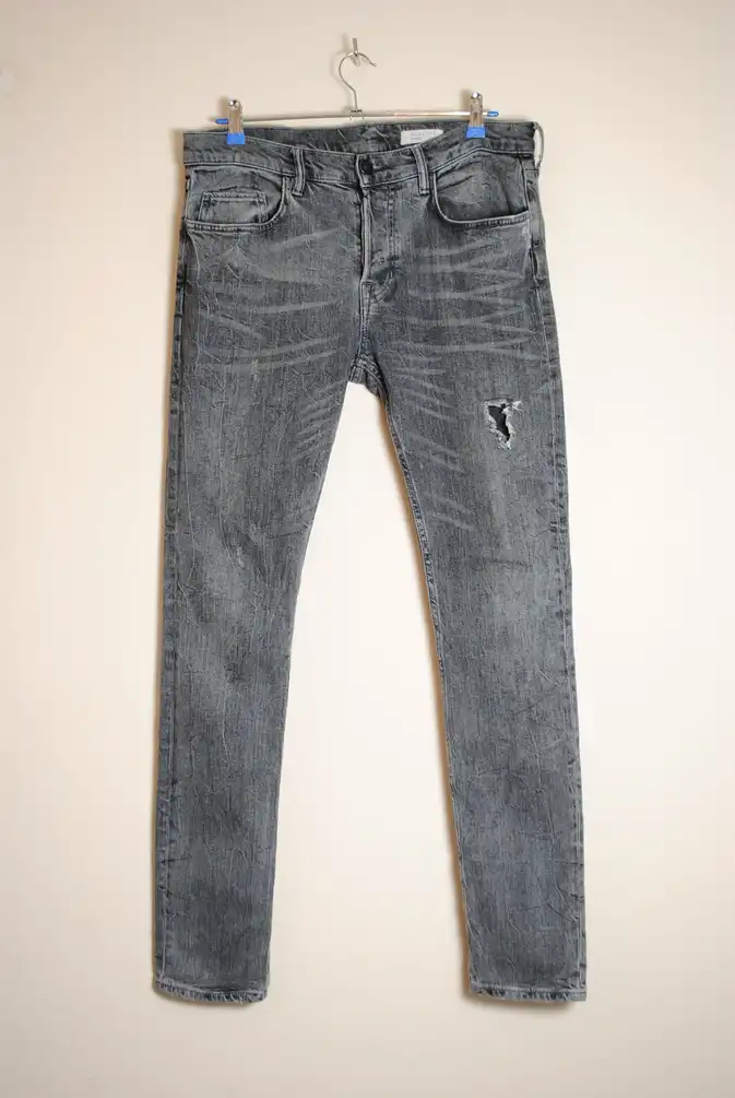 Allsaints Raveline Cigarette Skinny Distressed Denim Size 32