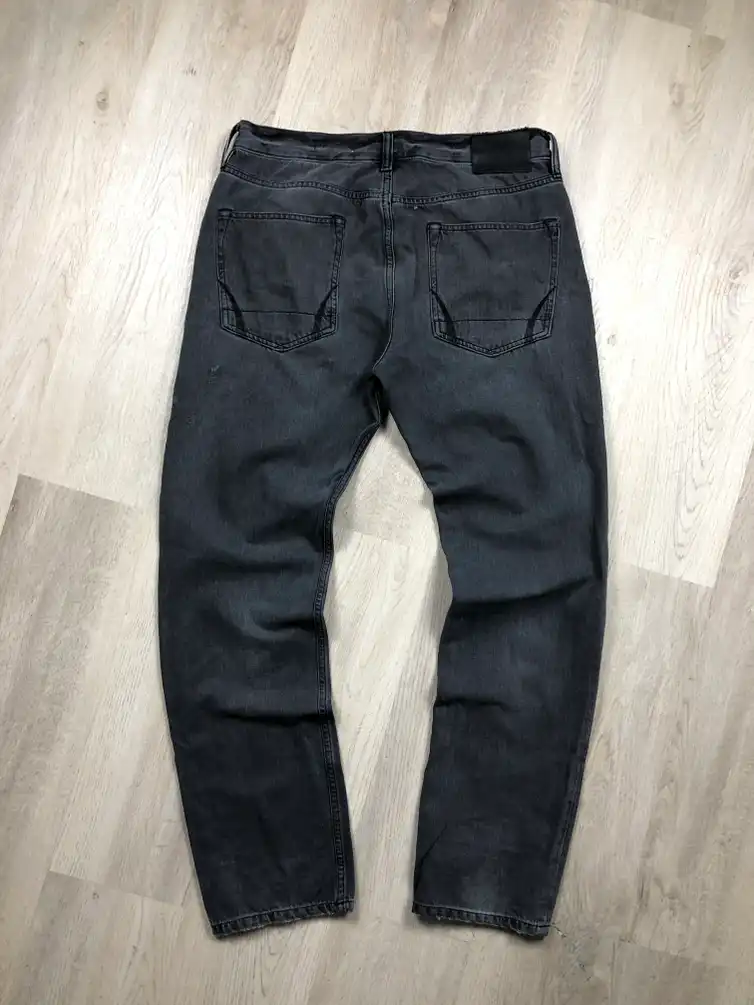 Allsaints Spitalfields Distressed Denim Pants Jeans