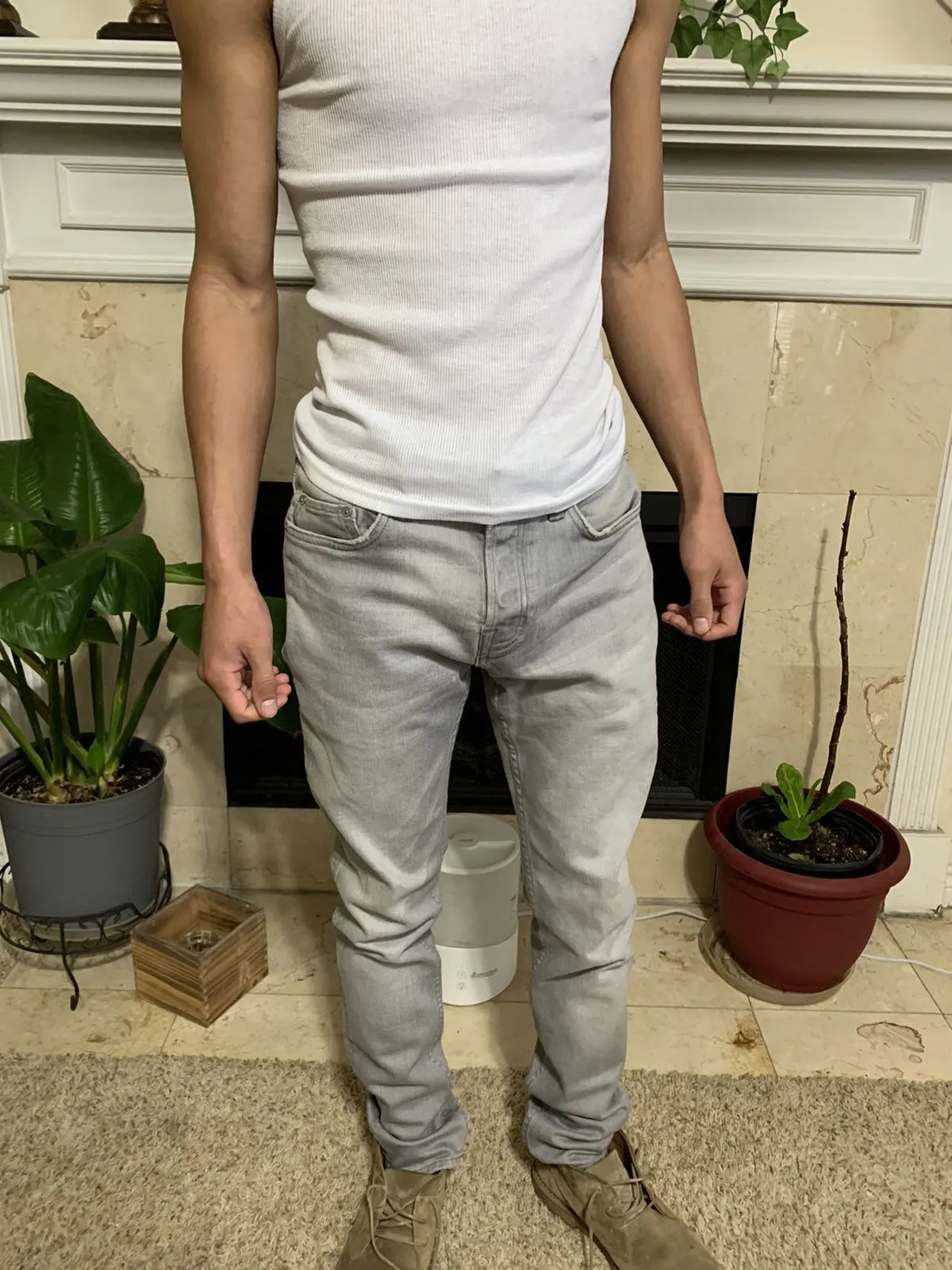 Grayson Rex Slim Skinny button fly jeans
