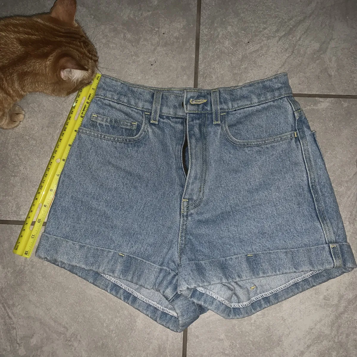 HIGH WAIST AMERICAN APPAREL SHORTS