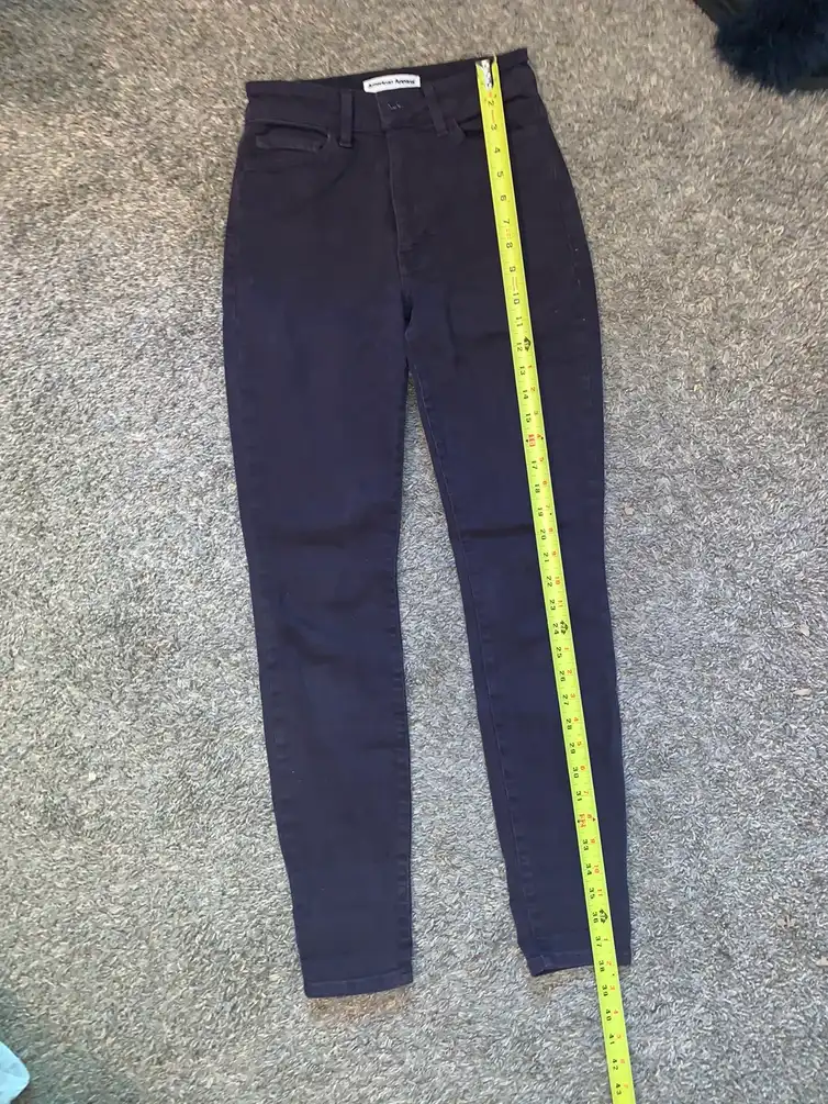 DARK PURPLE HIGH WAIST JEANS