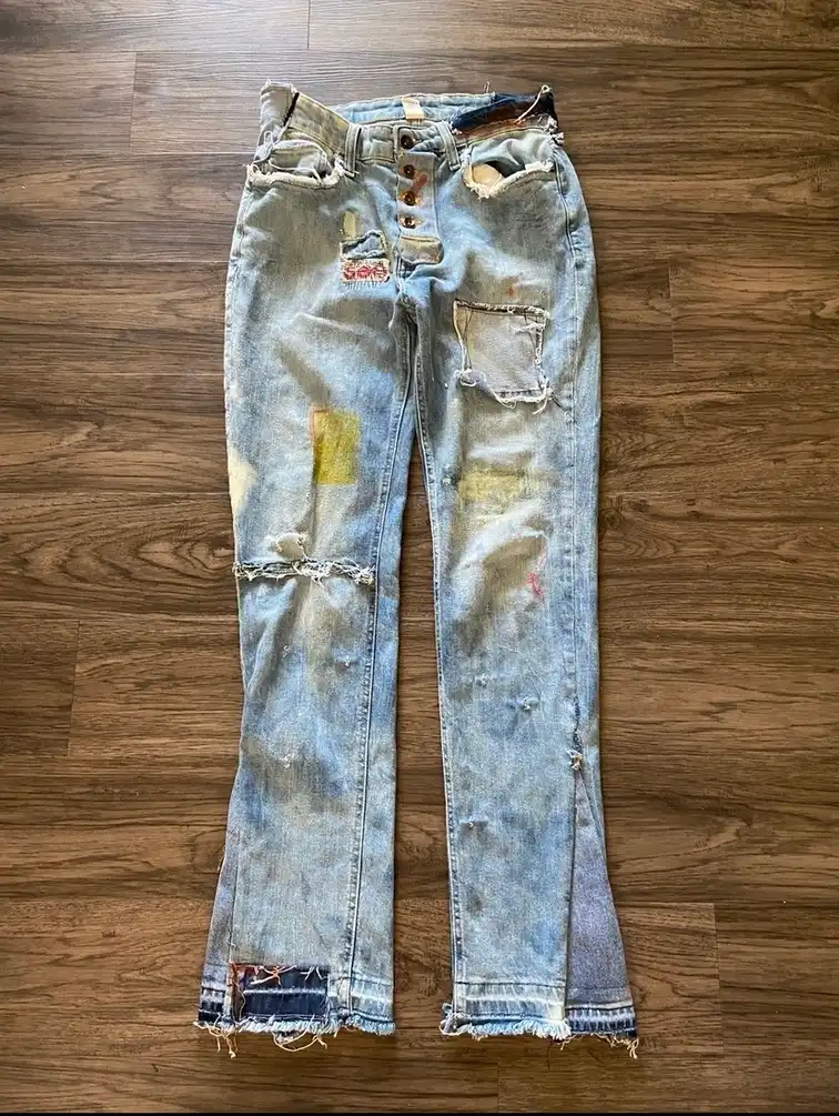 Flared Denim Jeans - American Eagle Jeans - Custom Made
