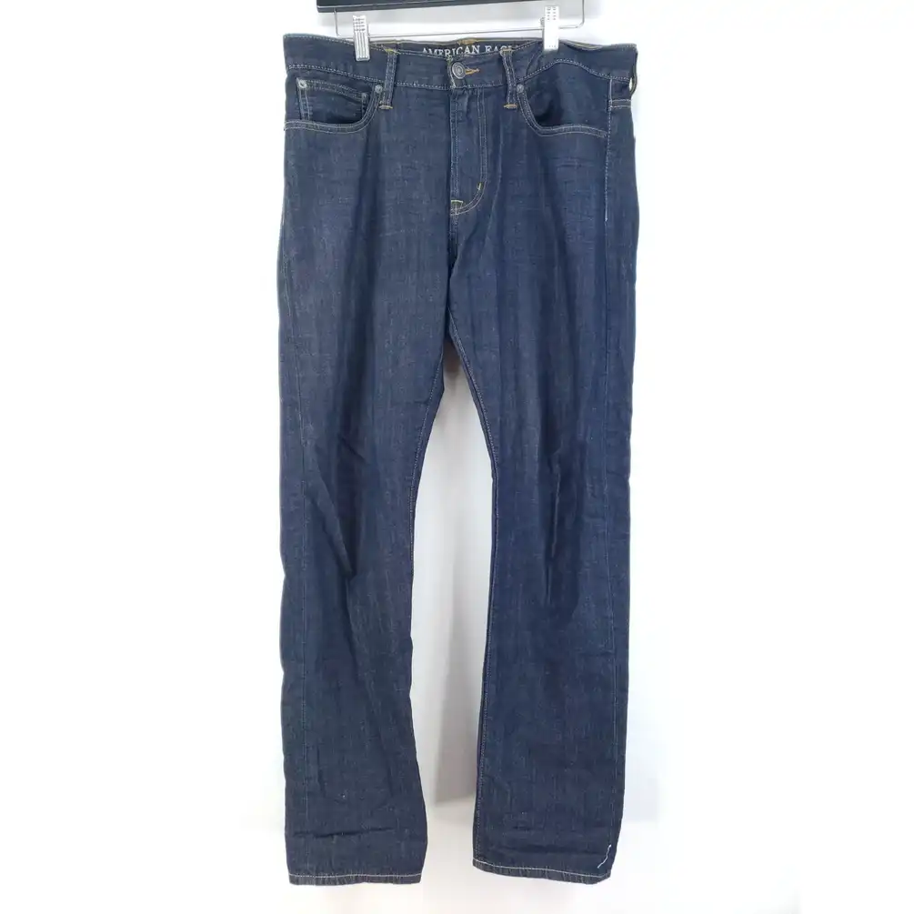 American Eagle Slim Straight Jeans Men's Size 32/32 Dark