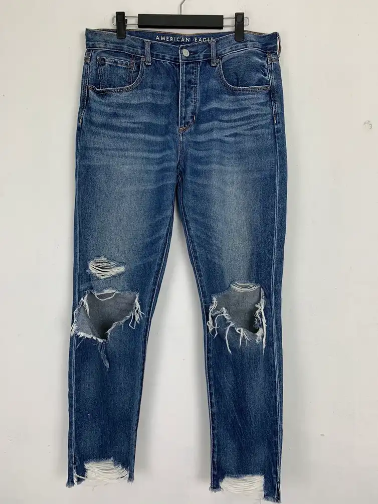 Distressed Denim American Eagle Japanese Branded Streetwear