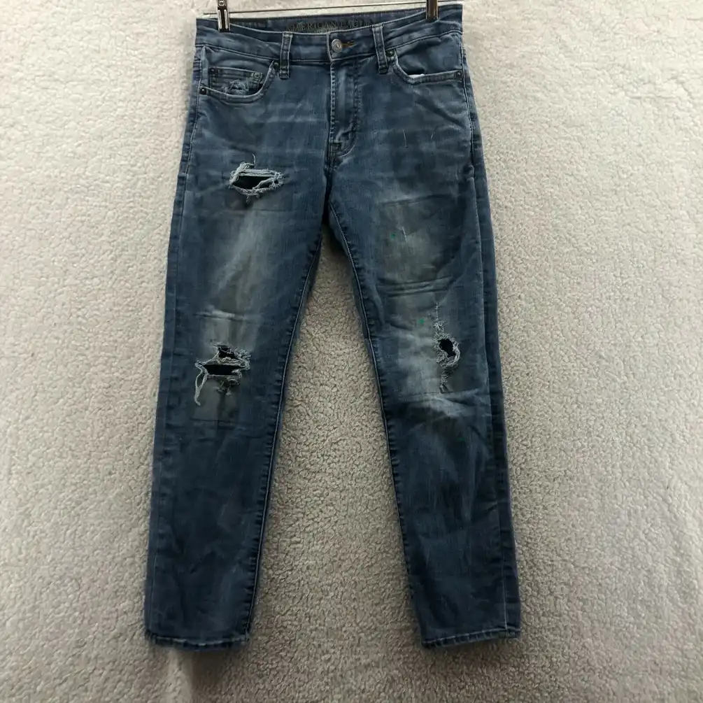 American Eagle Jeans Next Level Flex Slim Straight Blue Denim Men's Size 31x30
