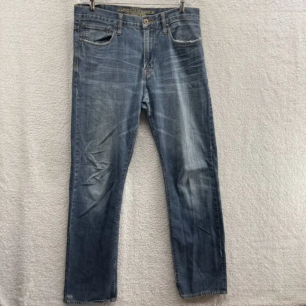 American Eagle Jeans Relaxed Straight Blue Denim Men's Size 34x34