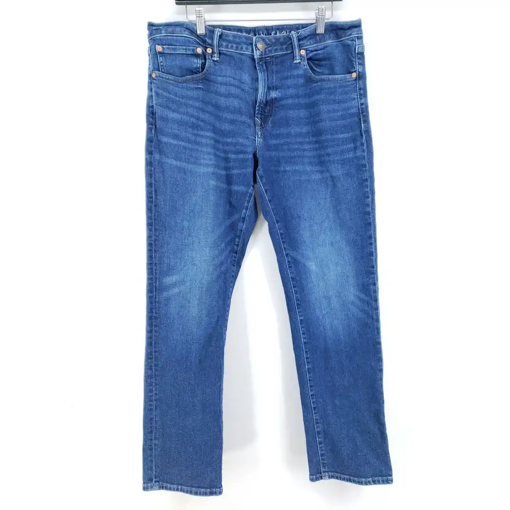 American Eagle Men's Size 36/30 Slim Straight Jeans Airflex