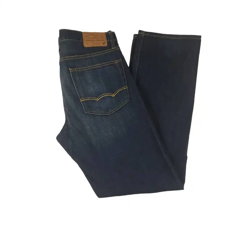 American Eagle Relaxed Straight Baggy Y2K 33x34
