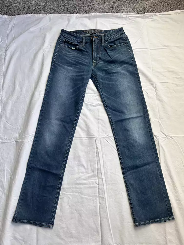 Mens American Eagle Original Straight Fit Size 29x34
