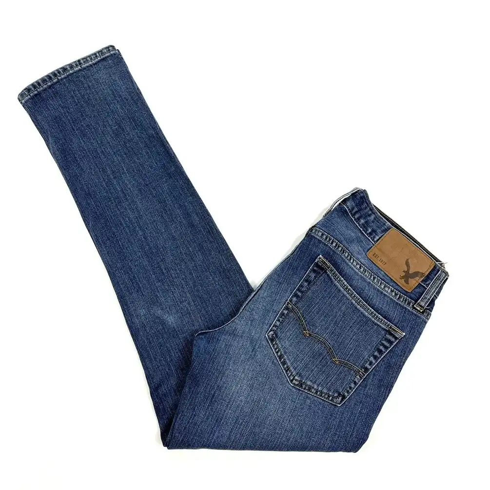 AMERICAN EAGLE Skinny Jeans Mens 28x30 Faded Denim