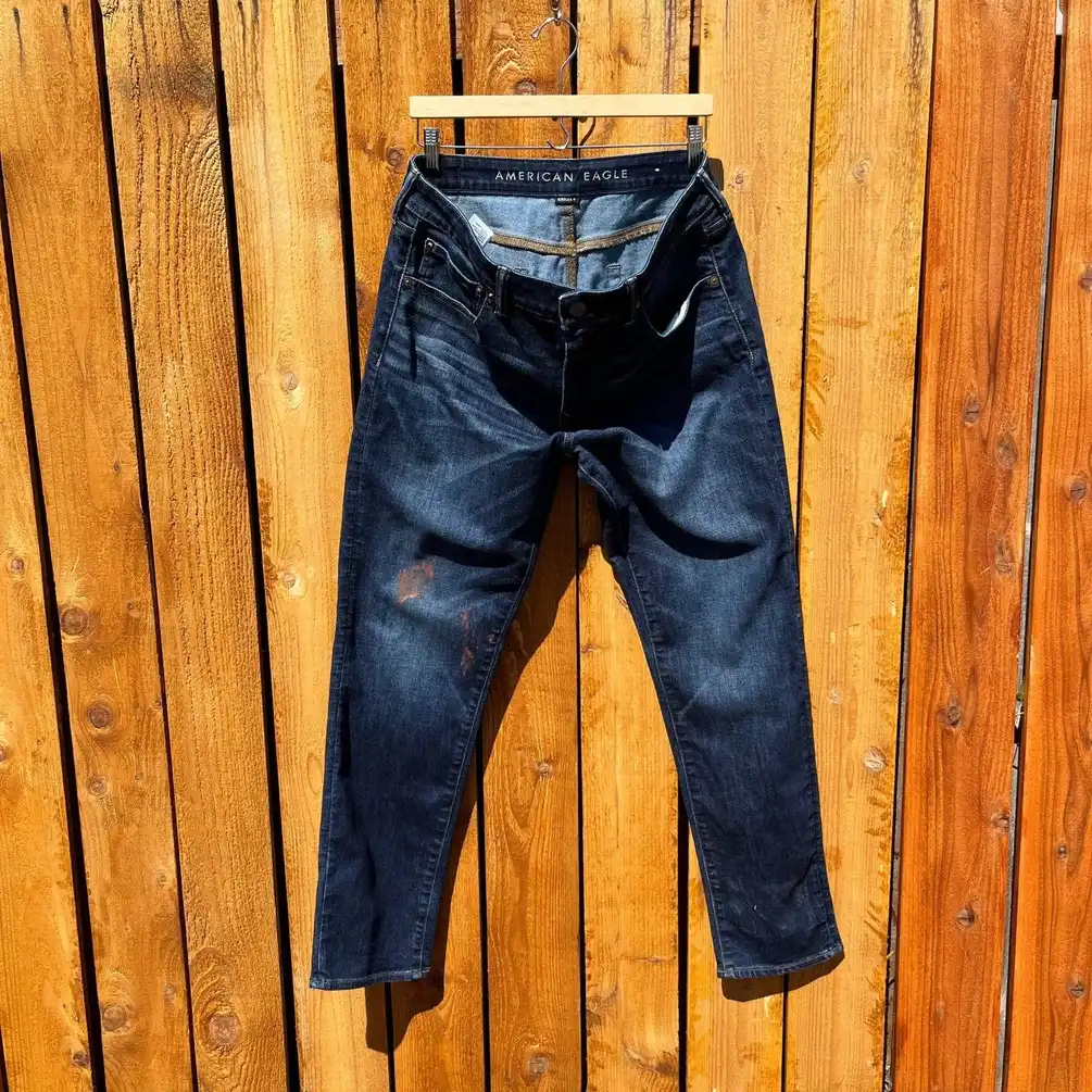 American Eagle Airflex Whiskered Jeans