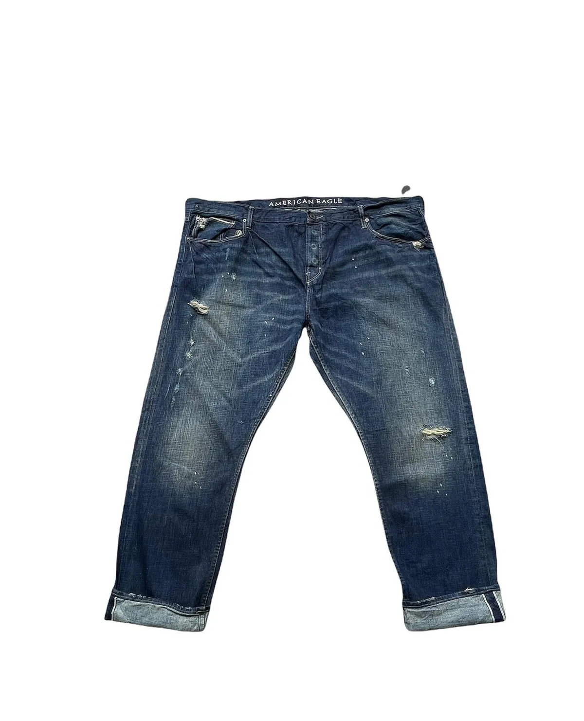 American Eagles Selvedge Distressed Denim Size 50