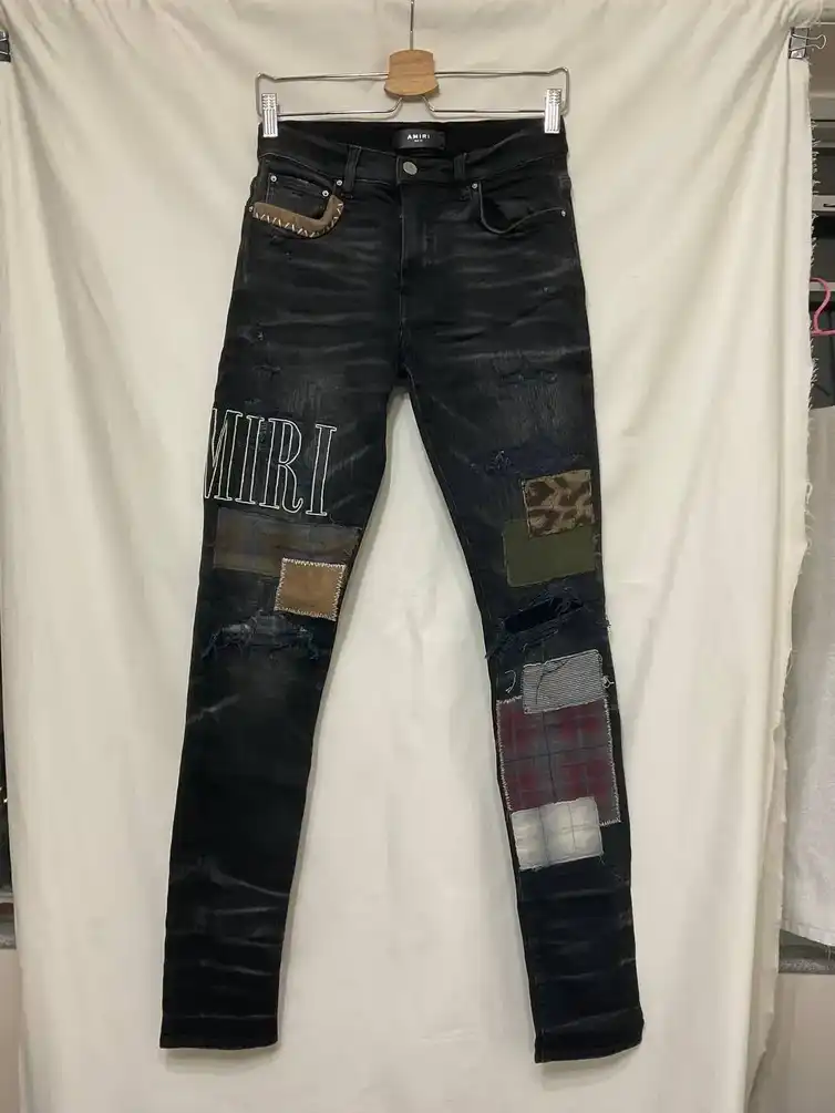 Grunge Patch Jeans