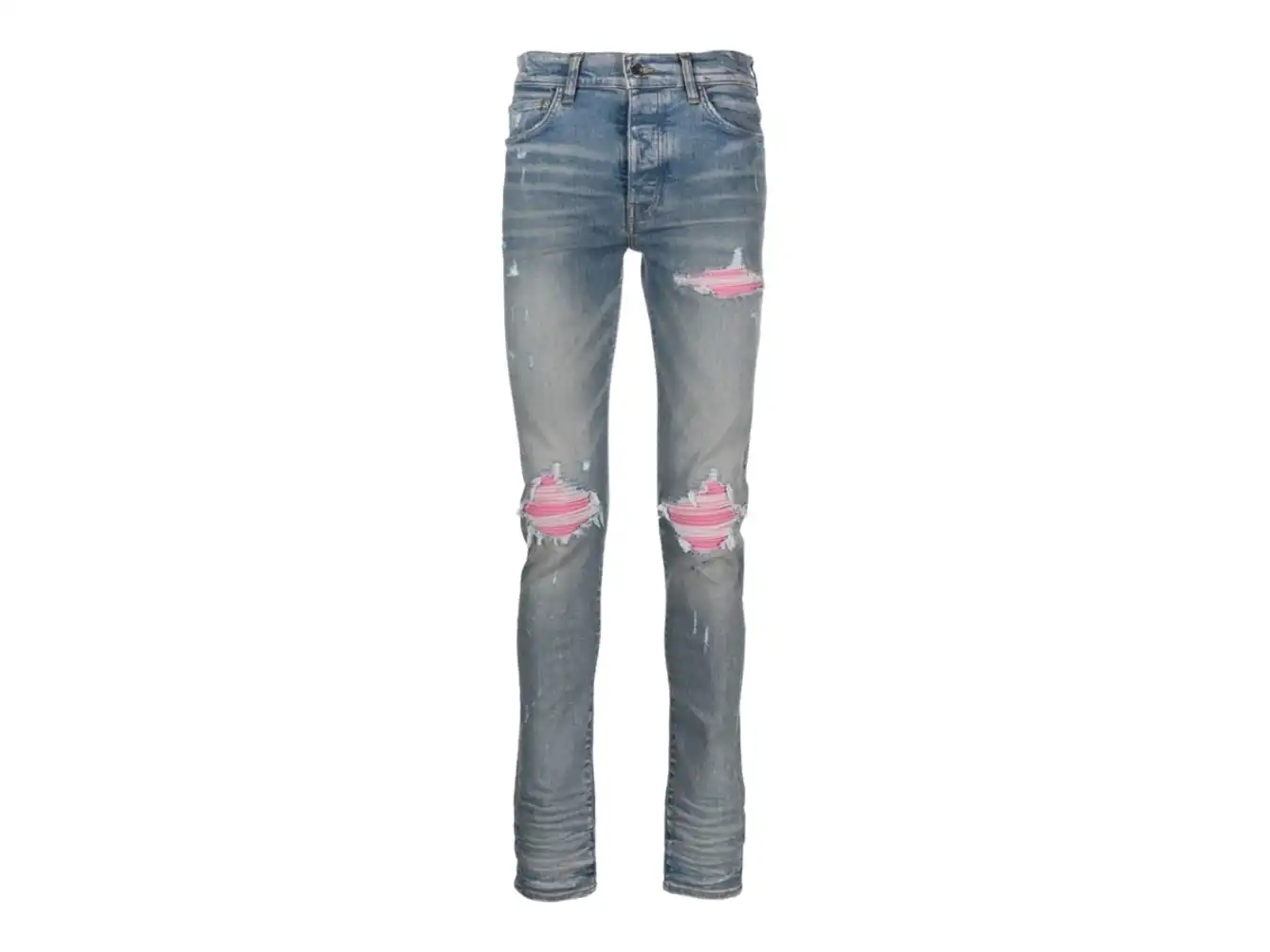 Amiri Distressed Skinny Jeans