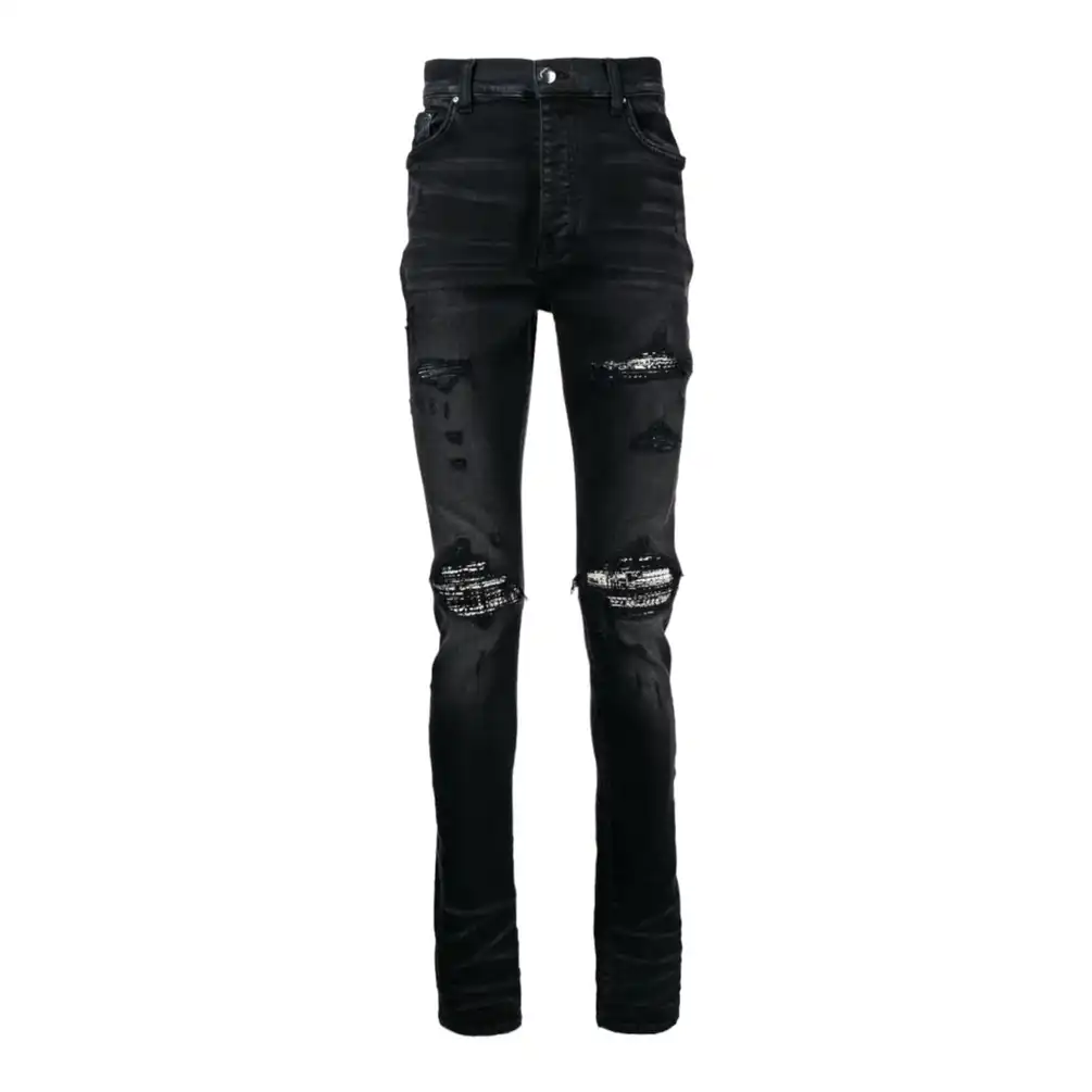 Amiri MX1 Boucle Skinny Jeans