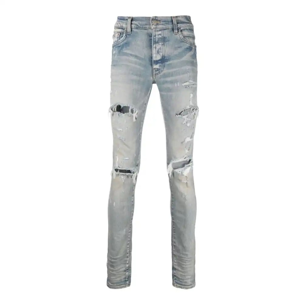 Amiri Distressed Skinny Jeans