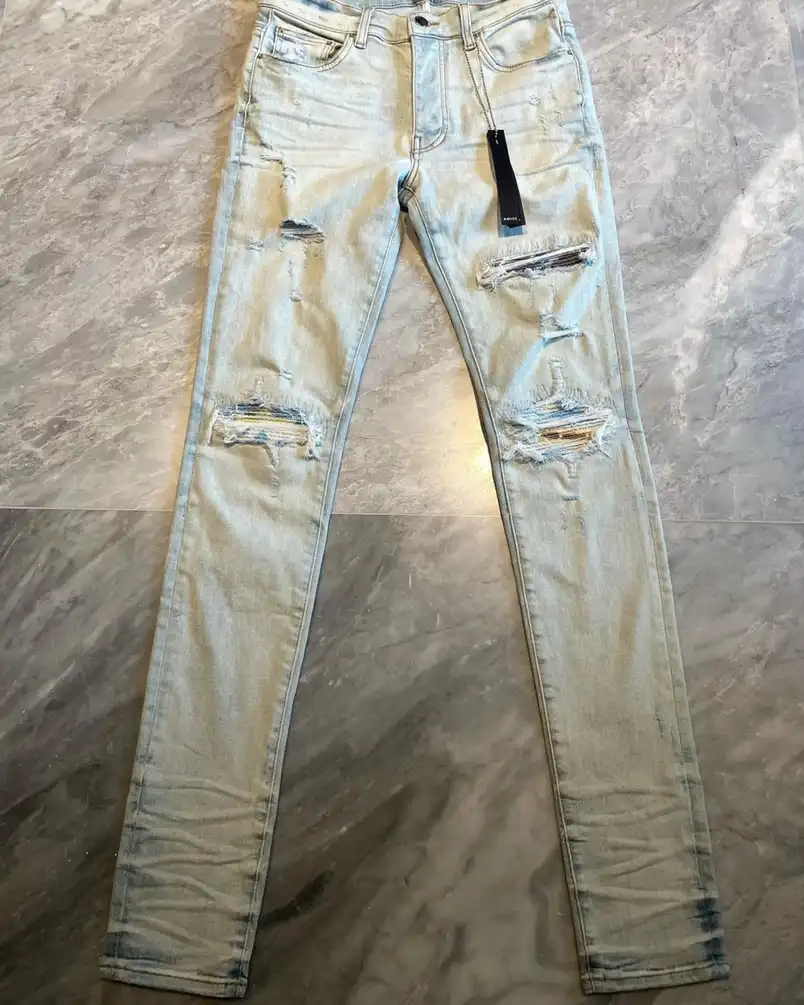 Amiri Workshop Sky Indigo Watercolor MX1 Jeans