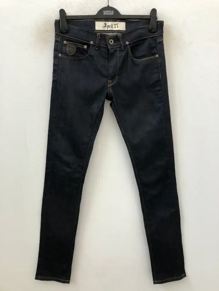 2001 April 77 Made in Tunisia Skinny Denim Jeans