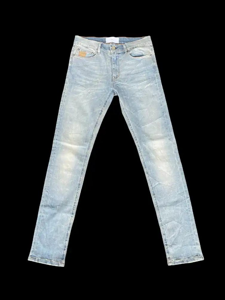 APRIL 77 Joey Ronnie Light Wash Super Skinny Jeans W28