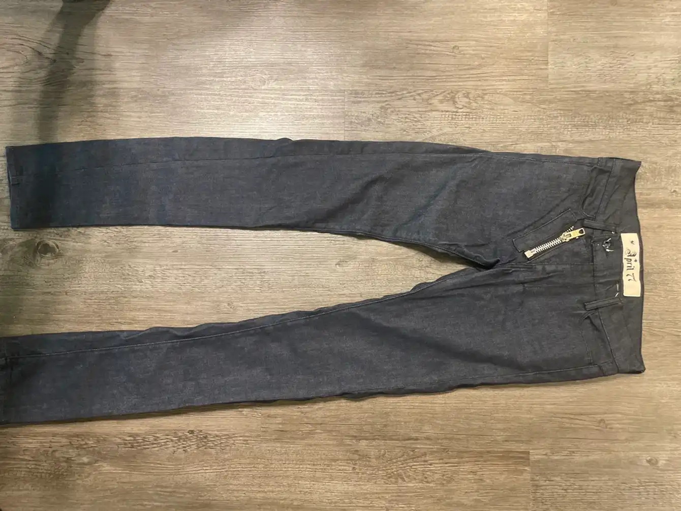 April 77 Rockers Slim Fit Leather jeans