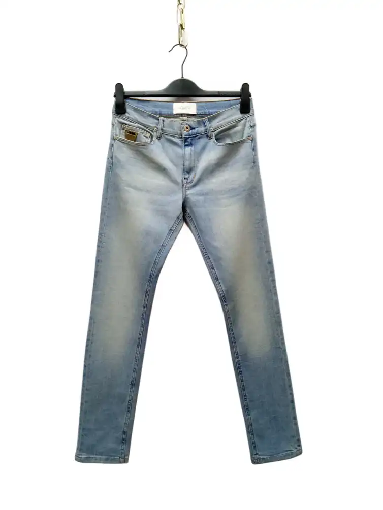 🔥🔥April 77 Records Go Mike Heavy Rock Skinny Denim Jeans