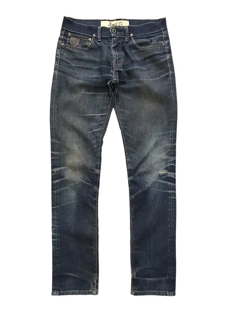 Aprill 77 Joey Overdrive Faded Washed Skinny Denim Jeans