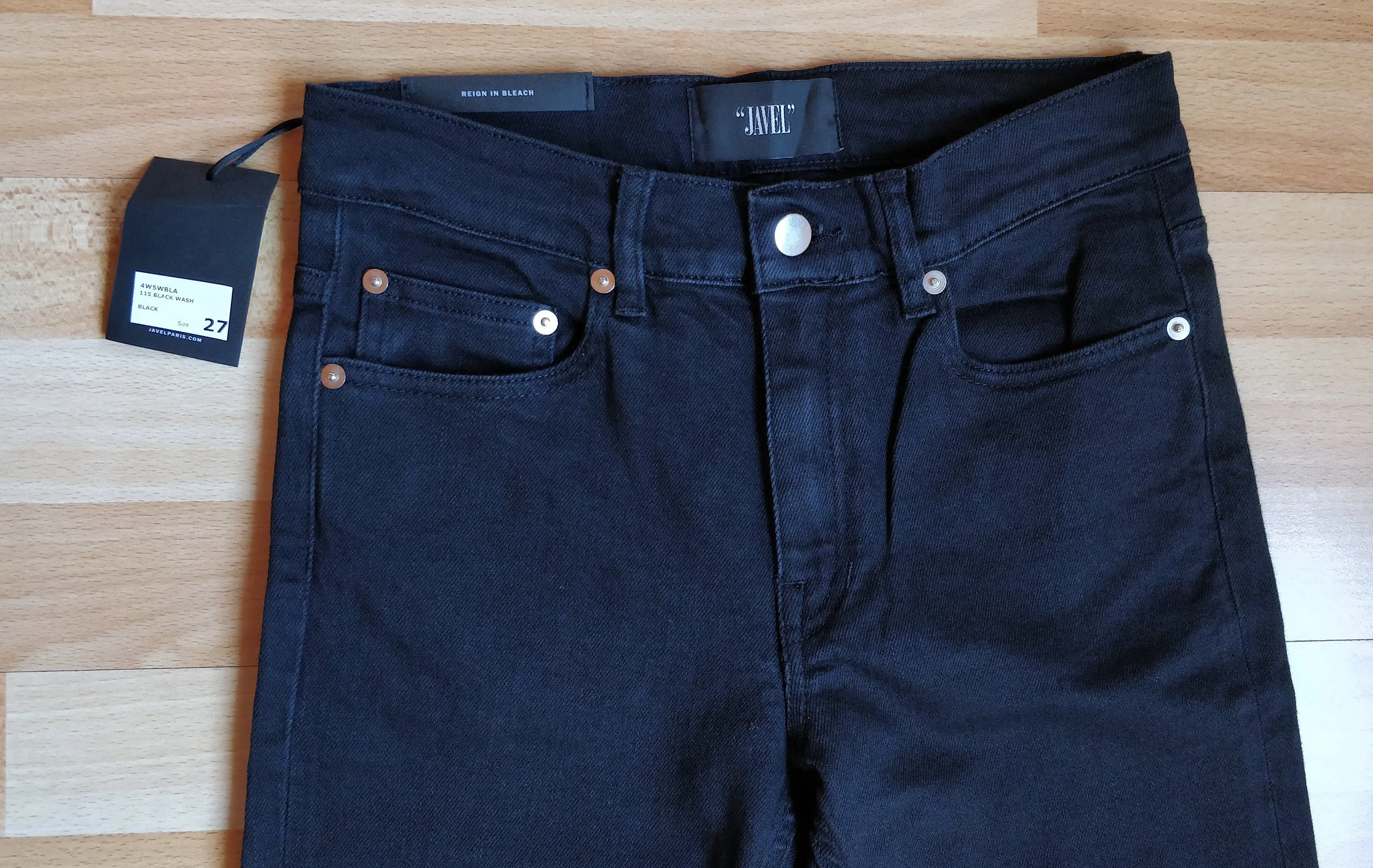 BNWT NOS Javel 115 Black Wash Skinny jeans Celine