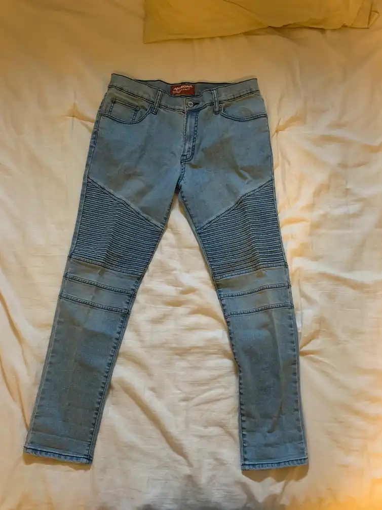 Custom Skinny Biker Jeans