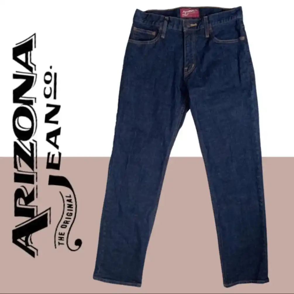 Arizona Jeans Modern Slim Fit Tapered Dark Wash Denim 30x32