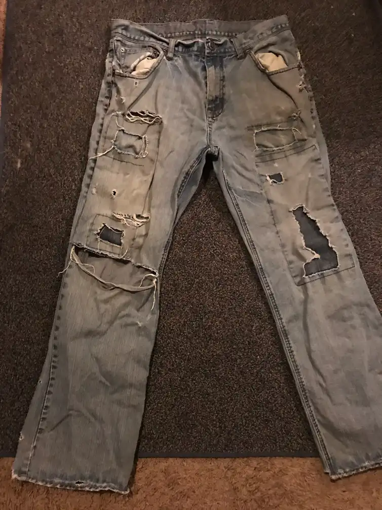 Ripped & Patched Jeans