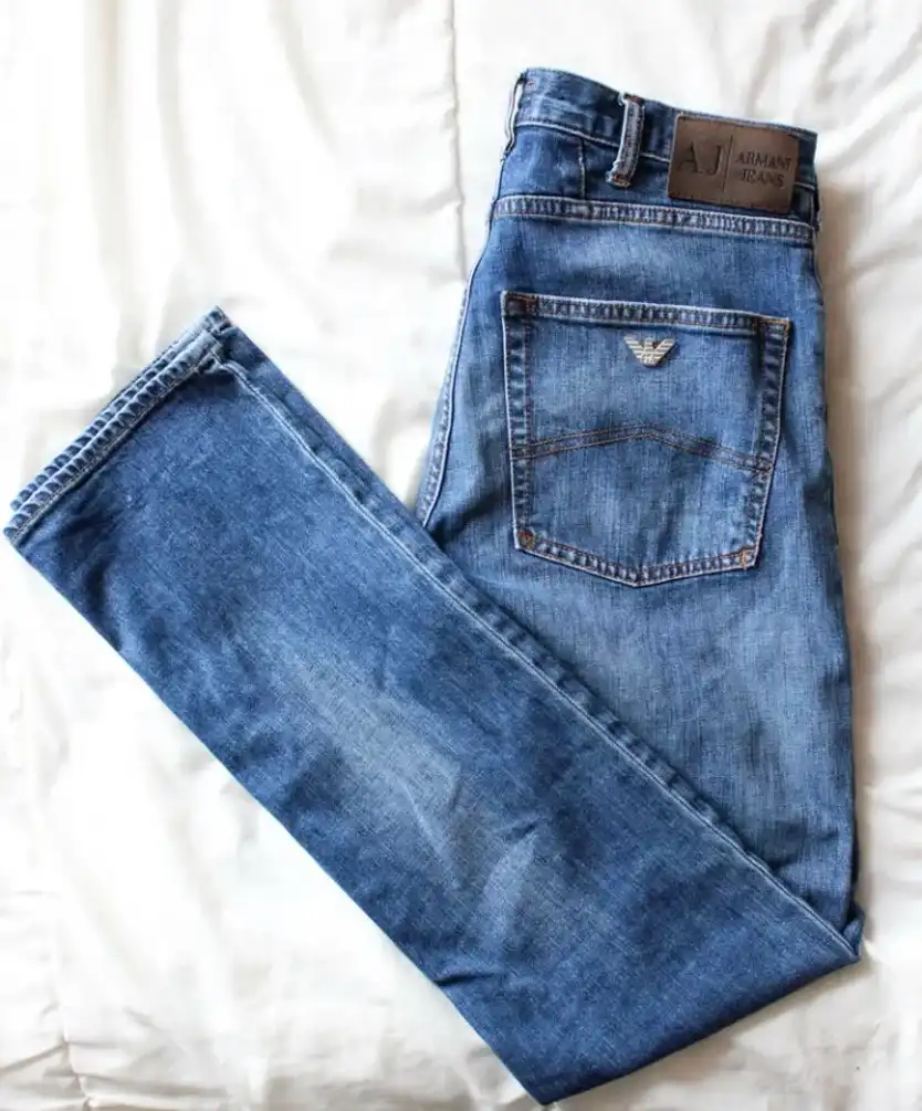 Armani Jeans Regular Fit Blue Denim Jeans J45 W29 L34