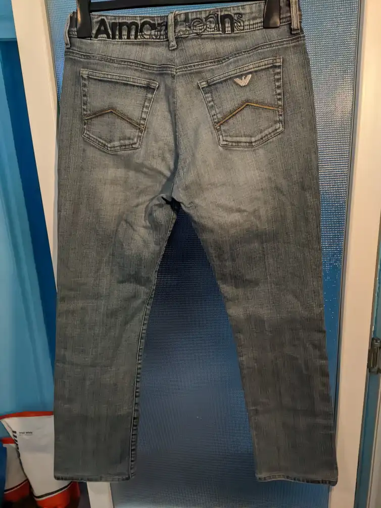 Vintage archive Giorgio Armani Jeans spellout logo denim