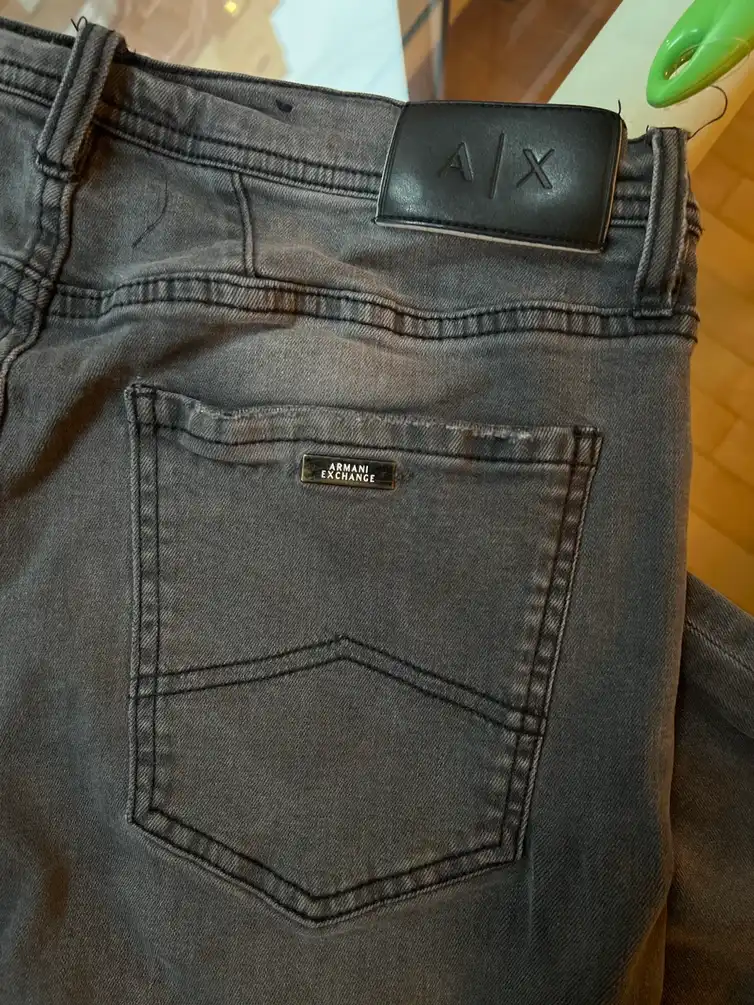 Armani Exchange Grey Jeans