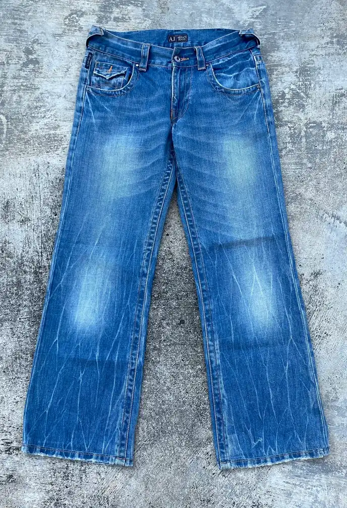 ‼️OFFER ME‼️DISTRESSED ARMANI JEANS FLARED COWBOY BOOTCUT
