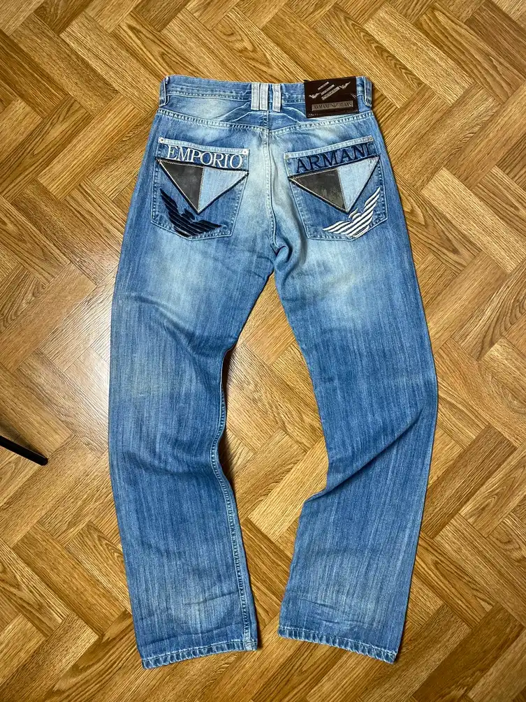 Vintage Emporio Armani Y2k style jeans size 30/34