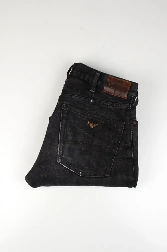 35951 Armani Jeans Classic Wash Black Men Jeans size 30