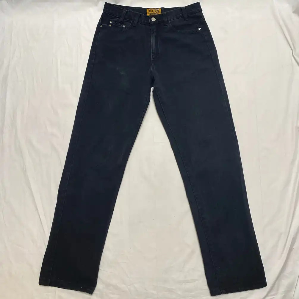 VTG Black Armani Jeans - size 32 - 90s Blues Factory Milan