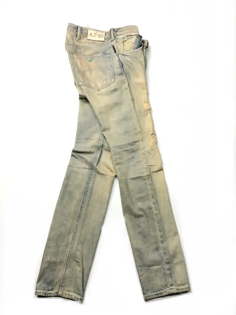 RARE VINTAGE RUSTY ARMANI JEANS DISSTRESSED DENIM