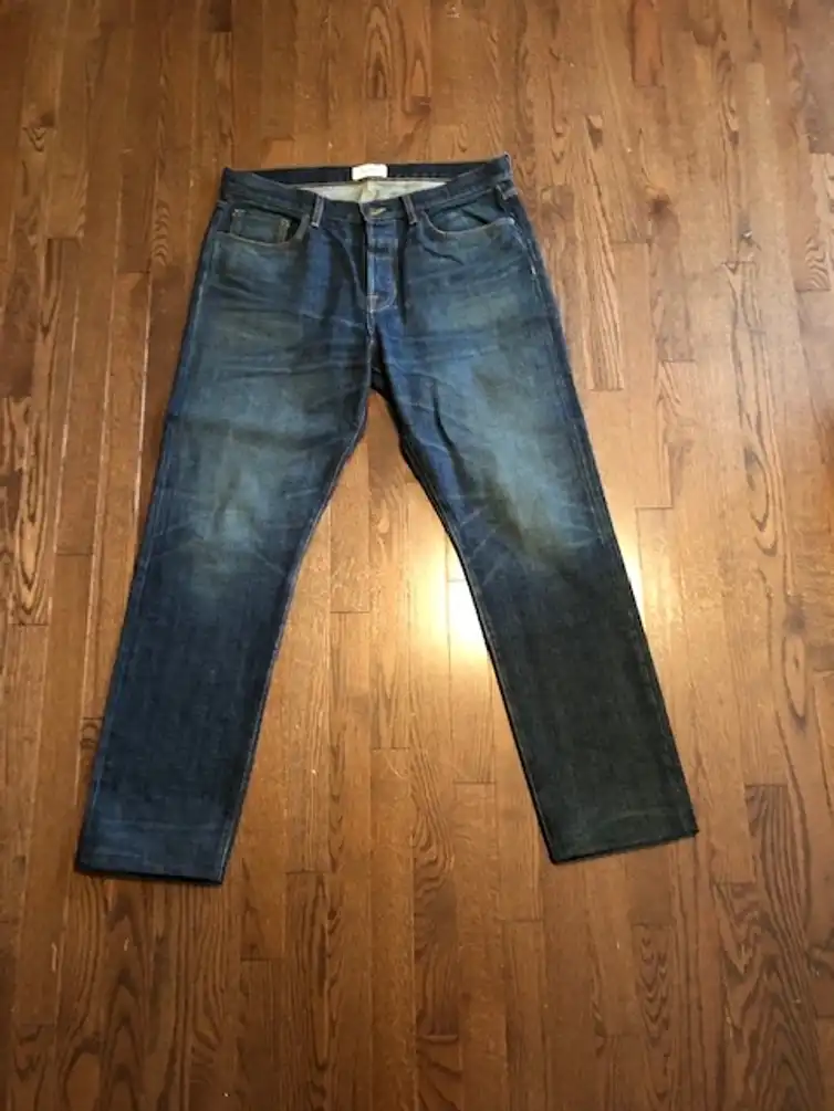 Baldwin Henley Slim Straight Dark Denim - Size 36 - Made in USA
