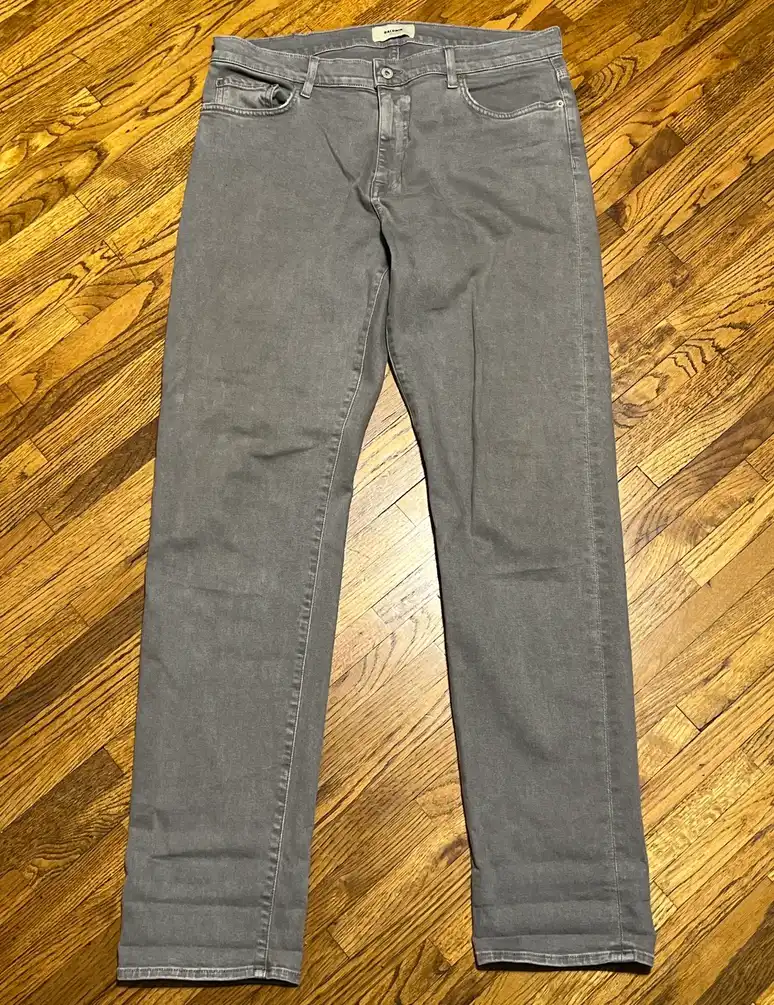 Baldwin Jeans Henley Size 36x34 Grey